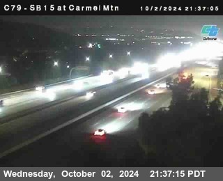 NB 15 at Carmel Mountain Rd.