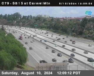 NB 15 at Carmel Mountain Rd.