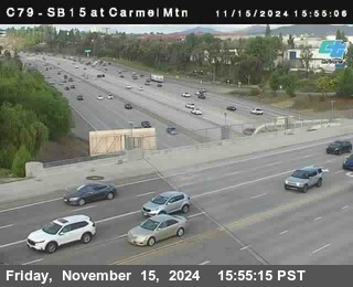 NB 15 at Carmel Mountain Rd.