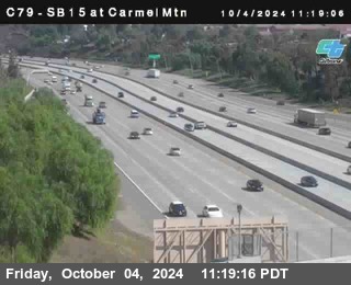 NB 15 at Carmel Mountain Rd.