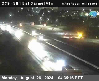 NB 15 at Carmel Mountain Rd.