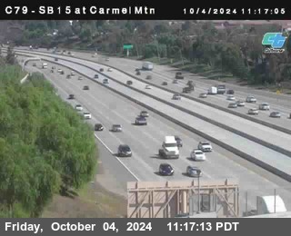 NB 15 at Carmel Mountain Rd.