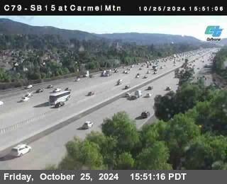 NB 15 at Carmel Mountain Rd.