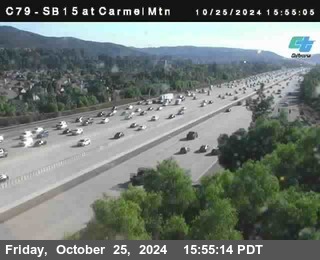 NB 15 at Carmel Mountain Rd.