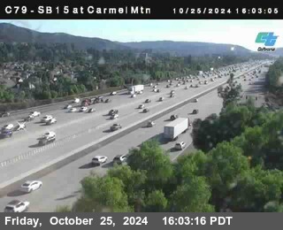 NB 15 at Carmel Mountain Rd.