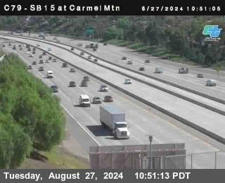 NB 15 at Carmel Mountain Rd.