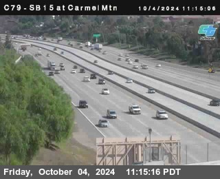 NB 15 at Carmel Mountain Rd.