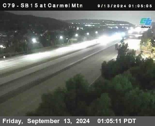 NB 15 at Carmel Mountain Rd.