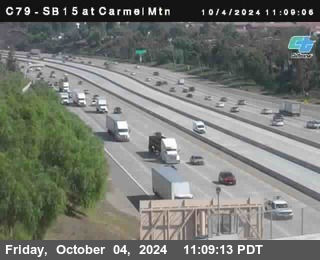 NB 15 at Carmel Mountain Rd.