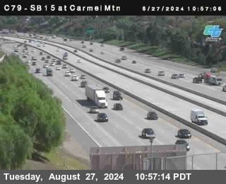 NB 15 at Carmel Mountain Rd.