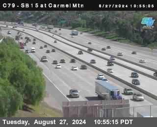 NB 15 at Carmel Mountain Rd.