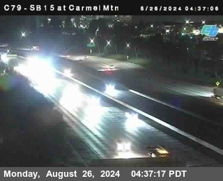 NB 15 at Carmel Mountain Rd.