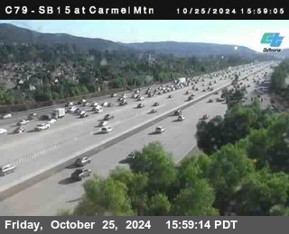 NB 15 at Carmel Mountain Rd.