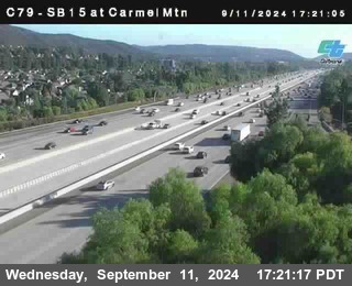 NB 15 at Carmel Mountain Rd.