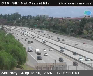 NB 15 at Carmel Mountain Rd.