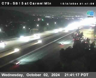 NB 15 at Carmel Mountain Rd.