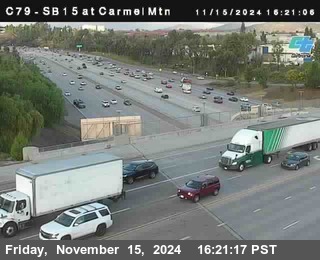 NB 15 at Carmel Mountain Rd.