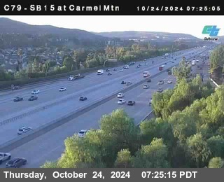 NB 15 at Carmel Mountain Rd.