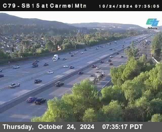 NB 15 at Carmel Mountain Rd.