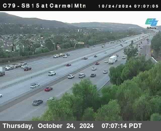 NB 15 at Carmel Mountain Rd.