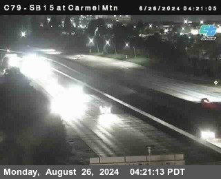 NB 15 at Carmel Mountain Rd.