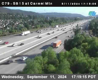 NB 15 at Carmel Mountain Rd.