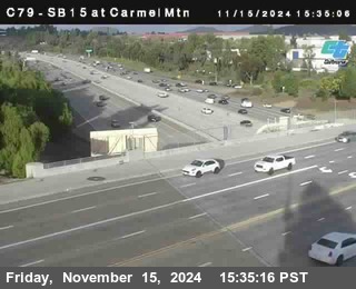 NB 15 at Carmel Mountain Rd.