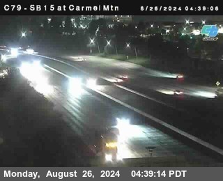 NB 15 at Carmel Mountain Rd.