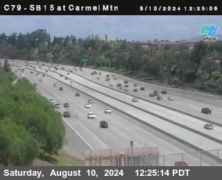 NB 15 at Carmel Mountain Rd.