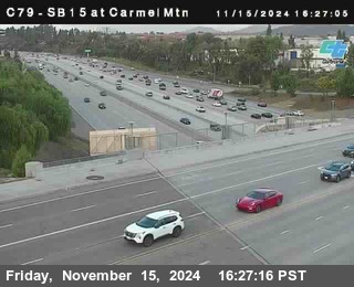 NB 15 at Carmel Mountain Rd.