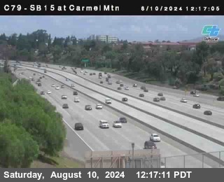 NB 15 at Carmel Mountain Rd.