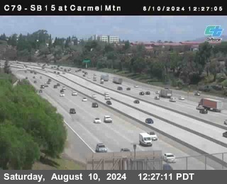 NB 15 at Carmel Mountain Rd.