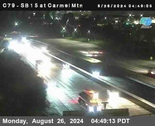 NB 15 at Carmel Mountain Rd.