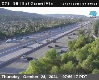 NB 15 at Carmel Mountain Rd.