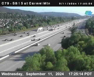 NB 15 at Carmel Mountain Rd.