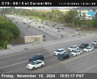 NB 15 at Carmel Mountain Rd.