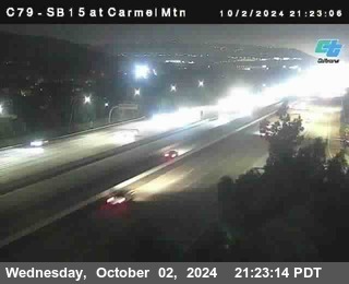 NB 15 at Carmel Mountain Rd.