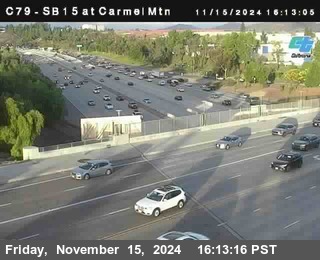 NB 15 at Carmel Mountain Rd.