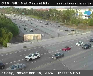 NB 15 at Carmel Mountain Rd.