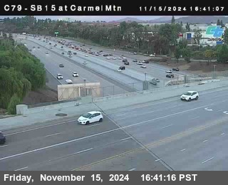 NB 15 at Carmel Mountain Rd.