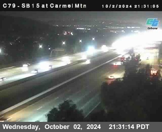 NB 15 at Carmel Mountain Rd.