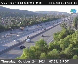 NB 15 at Carmel Mountain Rd.