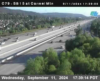 NB 15 at Carmel Mountain Rd.