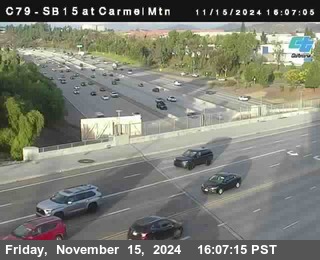 NB 15 at Carmel Mountain Rd.