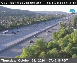 NB 15 at Carmel Mountain Rd.