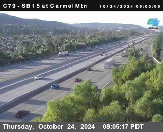 NB 15 at Carmel Mountain Rd.