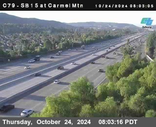 NB 15 at Carmel Mountain Rd.