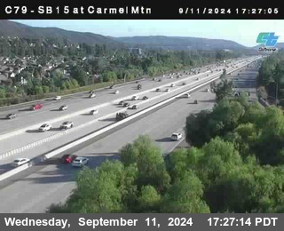 NB 15 at Carmel Mountain Rd.