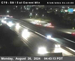 NB 15 at Carmel Mountain Rd.