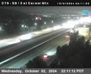 NB 15 at Carmel Mountain Rd.